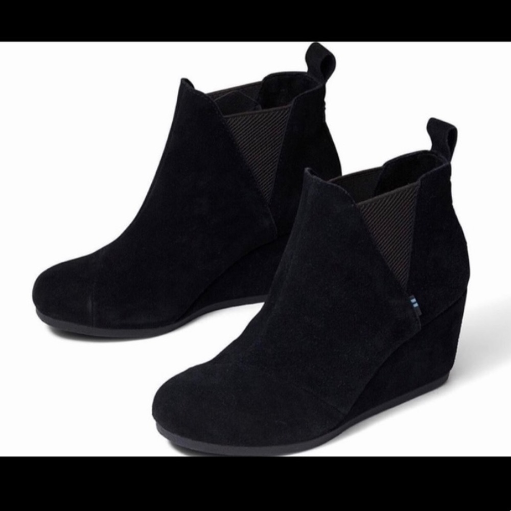 TOMS Wedge Booties